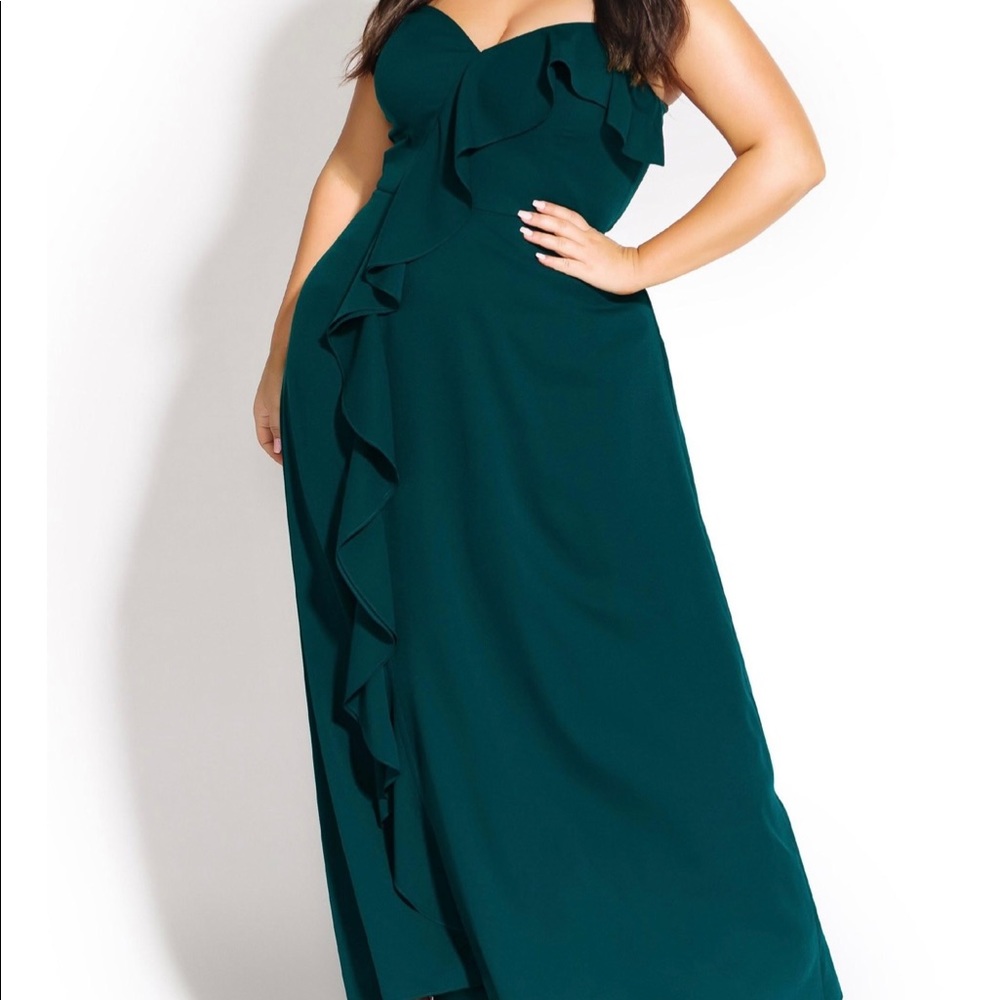 Catalina Maxi Dress - emerald